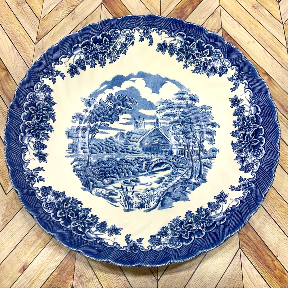 2 Churchill Brook Blue 9” Bowl